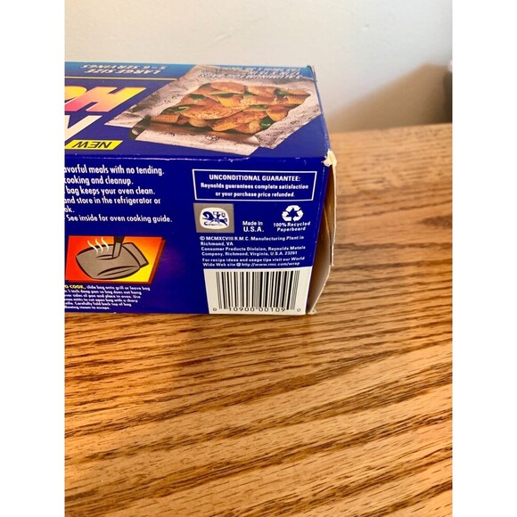 Reynolds Hot Bags New Large Heavy Duty 3 Open Box Discontinued Cooking Foil - Picture 5 of 6